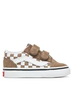 Buty dla chłopców - Vans Tenisówki Old Skool V VN000CTG1NU1 Brązowy - miniaturka - grafika 1