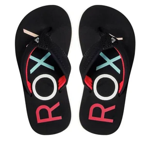 Japonki Roxy ARGL100281 Czarny - Buty dla dziewczynek - miniaturka - grafika 1