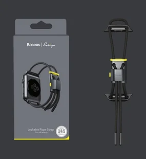 Baseus pasek opaska bransoleta do Apple Watch 42 mm / 44 mm czarny (LBAPWA4-BGY) - Akcesoria do smartwatchy - miniaturka - grafika 22