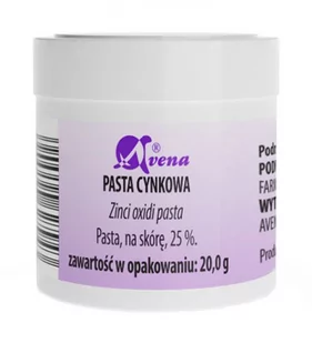 LAB.FARMACEUTYCZNE "AVENA" SOKULSKA-DURA I Pasta cynkowa 20 g - Problemy skórne - miniaturka - grafika 1