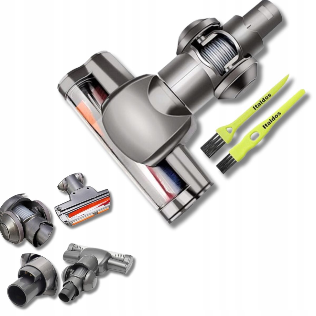 Szczotka Led Z Napędem Turbo Kompatybilna V6, DC45 DC58 DC59 DC62 DC61