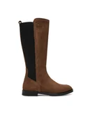 Buty dla dziewczynek - Tommy Hilfiger Kozaki T4A6-34034-1429 Brązowy - miniaturka - grafika 1