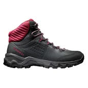 Buty trekkingowe damskie - Damskie buty turystyczne Mammut Nova IV Mid GTX® Women Rozmiar butów (UE): 40 2/3 / Kolor: czarny/czerwony - miniaturka - grafika 1