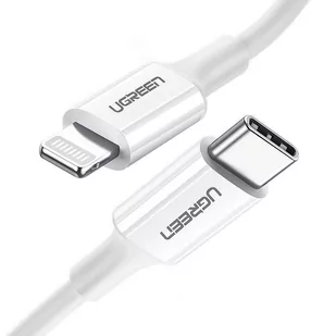 UGREEN kabel przewód MFi USB Typ C - Lightning 3A 2m biały (US171) 60749 - Kable - miniaturka - grafika 1