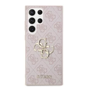 Guess GUHCS24M4GMGPI S24+ S926 różowy/pink hardcase 4G Big Metal Logo - Etui i futerały do telefonów - miniaturka - grafika 2