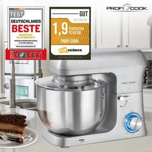 Robot kuchenny, mikser planetarny 10 Litrów ProfiCook PC-KM 1188 - Roboty kuchenne - miniaturka - grafika 9