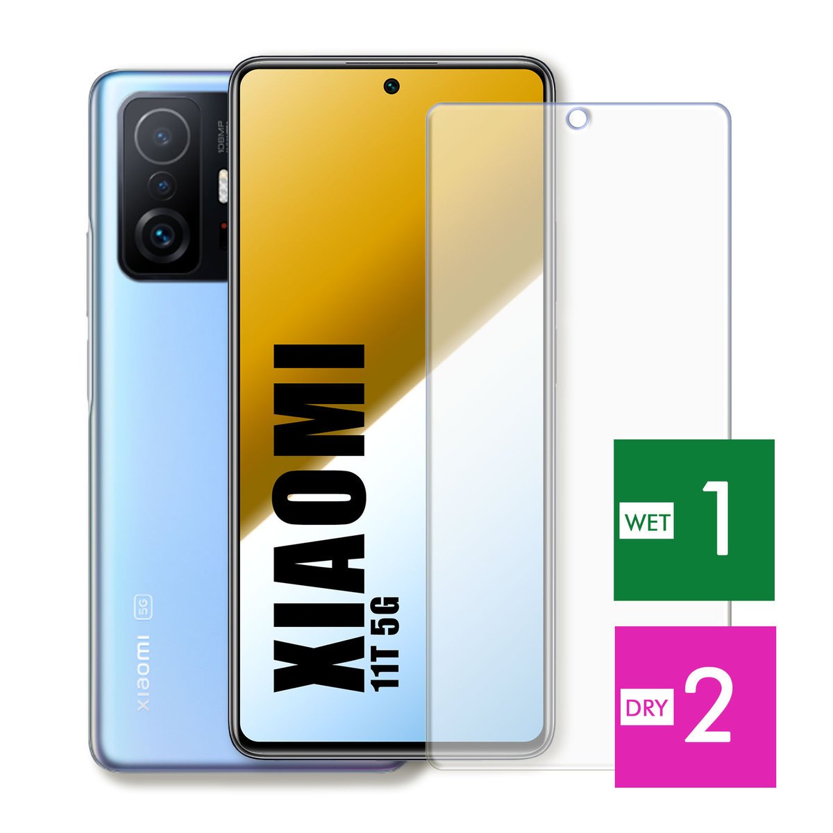 WZMOCNIONE SZKŁO DO XIAOMI 11T 5G SZYBKA HARTOWANE 9H JAKOŚĆ