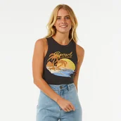 Koszulki i topy damskie - SUNSET RIBBED TANK - miniaturka - grafika 1