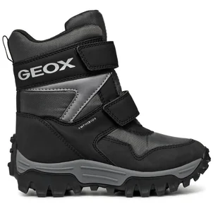 Śniegowce Geox J Himalaya Boy B Abx J46FRE 0FU50 C9211 M Szary - Buty dla chłopców - miniaturka - grafika 1
