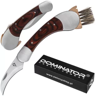 Dominator Nóż "Mushroom" Do Grzybów Scyzoryk Na Grzyby Składany Finka Srebrny/Drewno - Scyzoryki - miniaturka - grafika 1