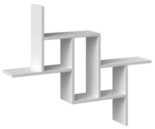 Lumarko Regał Wiszący Ścienny Półki Fiesta Biel Mat - Półki do salonu - miniaturka - grafika 5