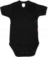 Body dla niemowląt - Body KOPERTOWE K/R 100% Bawełna CZARNE r 68 KLEKLE - miniaturka - grafika 1