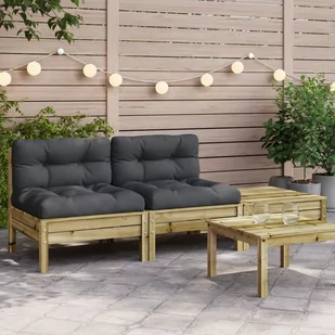Sofa ogrodowa z poduszkami i podnóżkiem, 2-osobowa Lumarko! - Sofy ogrodowe - miniaturka - grafika 1