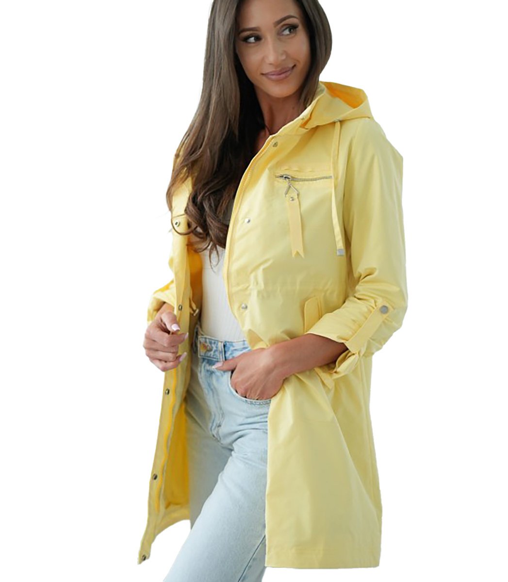 Damski płaszcz sportowy trencz wiosenna parka NATASZA-48