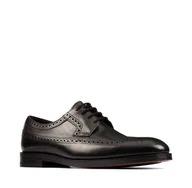 Półbuty męskie - Oliver Wing H [black leather] - rozmiar 42 - miniaturka - grafika 1