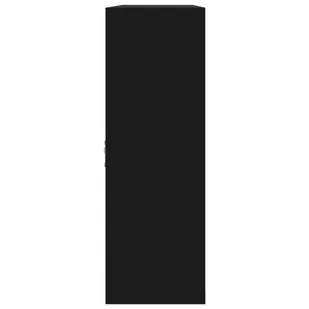 Lumarko Wisząca półka z 8 przegrodami, czarna - Półki do salonu - miniaturka - grafika 6