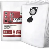 Worki do odkurzaczy - 20x Worek do Odkurzacza Metabo Asa 1200 Syntetyczny Pojemny Mocny Worki G9 - miniaturka - grafika 1