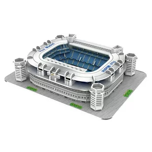 Mini stadion piłkarski - SANTIAGO BERNABEU - Real Madryt FC - Puzzle 3D 41 elementów - Puzzle - miniaturka - grafika 1