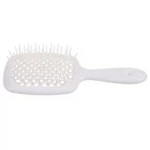 Janeke, Superbrush, Szczotka Fryzjerska Do Rozczesywania Włosów, Biała - Szczotki i grzebienie do włosów - miniaturka - grafika 1