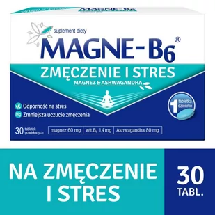 Sanofi Aventis Magne-B6 Zmęczenie i Stres 30 tabletek 3713241 - Układ nerwowy - miniaturka - grafika 1