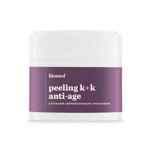 Peeling K+K anti-age z kwasem laktobionowym i korundem 50g - Peelingi i scruby do twarzy - miniaturka - grafika 1