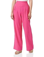 Spodnie damskie - VERO MODA Vmmymilo Hw Wide Pants WVN Ga spodnie damskie, różowy, S - miniaturka - grafika 1