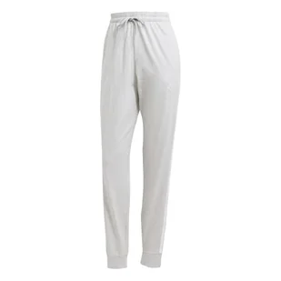 adidas Kobiety ESSENTIALS 3-STRIPES JOGGER PANTS, light grey heather/white, L - Spodnie rowerowe - miniaturka - grafika 1