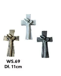 Figura krzyż 7x11x1,3cm - Dekoracje domu - miniaturka - grafika 1