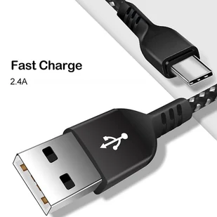 Kabel USB C fast charge 2.4A MCE482 Czarny - Ładowarki do telefonów - miniaturka - grafika 8