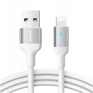 Kable USB - Kabel przewód do iPhone A10 Series USB - Lightning 2.4A 2m biały - miniaturka - grafika 1