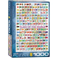Puzzle - Eurographics Puzzle 1000 Flagi świata 6000-0128 - miniaturka - grafika 1