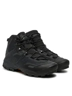 Buty trekkingowe męskie - Mammut Trekkingi 3030-05040 Czarny - miniaturka - grafika 1