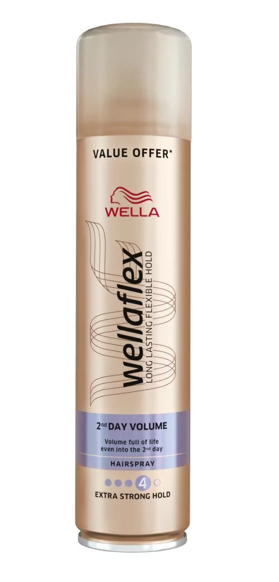 Wellaflex Instant Volume Boost Extra Strong Hold Hairspray, Hold: 4/5, 250  ml