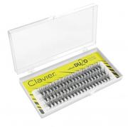Sztuczne rzęsy i akcesoria - Clavier CLAVIER DU2O DOUBLE VOLUME KĘPKI RZĘS 14MM - miniaturka - grafika 1