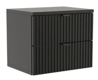 Szafki nocne - Wisząca czarna szafka nocna K3-E24 - miniaturka - grafika 1