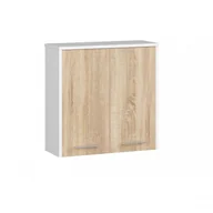 Szafki łazienkowe - SZAFKA WISZĄCA W 60 cm FIN 2D SONOMA / BIAŁA - miniaturka - grafika 1
