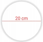 Dodatki do ciast w proszku - Podkład pod tort 20cm - miniaturka - grafika 1