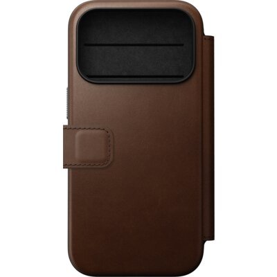 Etui NOMAD Modern Leather Folio do Apple iPhone 17 Pro/18 Pro Brązowo-czarny
