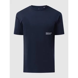 Koszulki męskie - T-shirt z bawełny model Worldwide - Jack & Jones - grafika 1