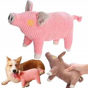 Zabawka pluszowa dla psa Nuxie świnka piszcząca z dźwiękiem - Zabawki dla psów - miniaturka - grafika 1