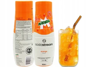 SYROP KONCENTRAT MIRINDA DO SATURATORA SODASTREAM 9L NAPOJU z 440ml - Syropy i koncentraty owocowe - miniaturka - grafika 1