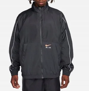 Tkana kurtka wiatrówka Męska Nike czarna rozpinana FQ8811-060 r. L - Kurtki męskie - miniaturka - grafika 1