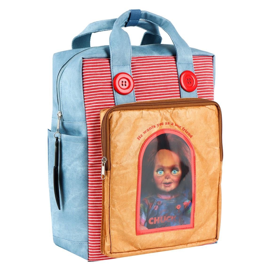 Czerwony plecak szkolny Chucky