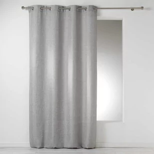 Douceur d'intérieur Douceur dintérieur Zasłona okienna CHAMBRAY SELECT 140 x 260 cm szara 1606576 - Zasłony - miniaturka - grafika 1