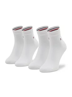 Tommy Hilfiger Zestaw 2 par niskich skarpet męskich 342025001 Biały - Skarpetki męskie - miniaturka - grafika 1