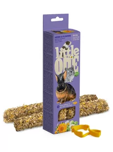 Little One Kolby z ziołami i kwiatami dla gryzoni 2x55g - Przysmaki dla gryzoni - miniaturka - grafika 1