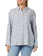 Koszule damskie - United Colors of Benetton Damska koszula 5t17dq02y, jasnobeżowa, fantazyjne kwiaty, 82e, rozmiar XL, Jasno beżowe fantazyjne kwiaty 82e, XS - miniaturka - grafika 1