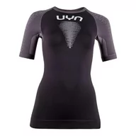 Koszulki i topy damskie - UYN O102644 Running Marathon 2.0 OW Sh_SL T-Shirt Damski Czarny/Szary Średni XS, Czarny/Średni Szary, XS - miniaturka - grafika 1