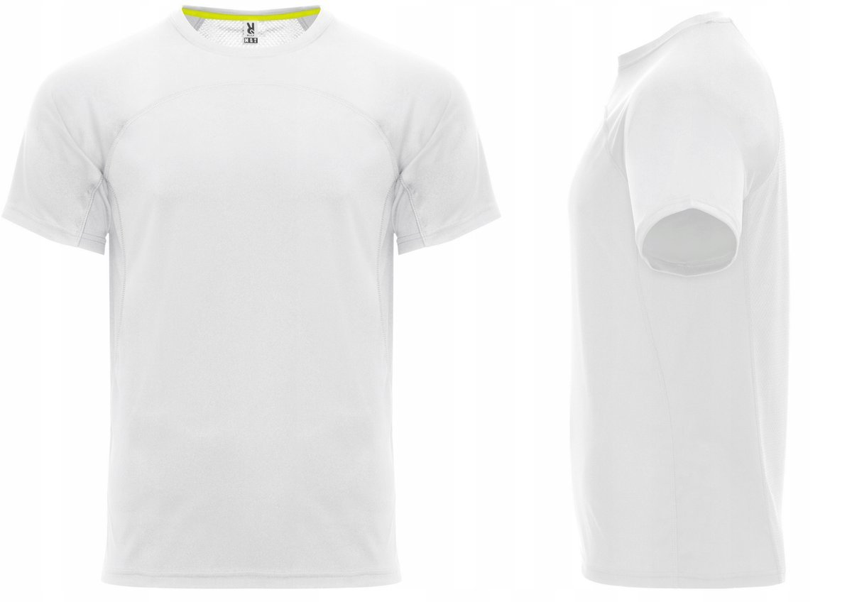 T-shirt Koszulka Męska Sportowa Roly MONACO 6401 BIAŁA S