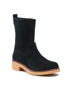 Botki damskie - Clarks Botki Eden Mid Hi 261612834 Czarny Czarny - miniaturka - grafika 1